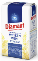 Diamant Backstarkes Weizenmehl Type 550 1 kg Packung